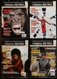 1m0497 LOT OF 4 CINEMA RETRO MOVIE MAGAZINES 2015-2016 filled with great images & articles!