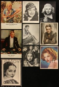 1m0402 LOT OF 9 MOVIE STAR GIVEAWAY PHOTOS 1930s Miriam Hopkins, Ginger Rogers, Priscilla Lane!
