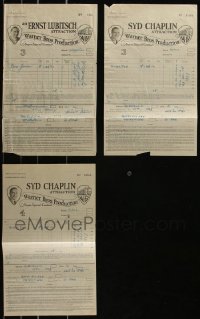 1m0435 LOT OF 3 WARNER BROS. BOOKING LETTERS 1920s from the studio to theater owners!