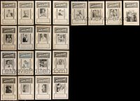 1m0588 LOT OF 20 MOVI-GUIDE MOVIE MAGAZINES 1934 filled with great movie images & articles!