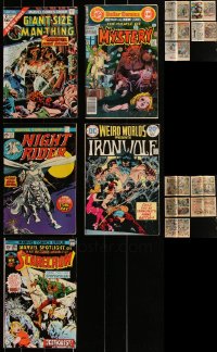 1m0465 LOT OF 5 MARVEL & DC COMIC BOOKS 1970s Man-Thing, Ironwolf, Night Rider, Scarecrow & more!