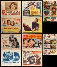 1m0230 LOT OF 48 TITLE CARDS 1940s-1960s great images from a variety of movies!