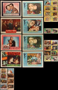 1m0254 LOT OF 34 LOBBY CARDS 1940s-1960s incomplete sets from a variety of different movies!