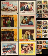 1m0247 LOT OF 37 LOBBY CARDS 1940s-1960s incomplete sets from a variety of different movies!