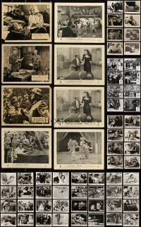 1m0560 LOT OF 80 ENGLISH FRONT OF HOUSE LOBBY CARDS 1950s-1960s scenes from a variety of movies!