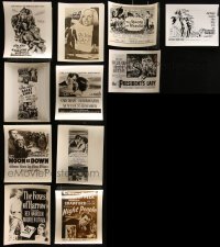 1m0545 LOT OF 19 POSTER ART 8X10 STILLS 1940s-1960s advertising images used on posters & more!