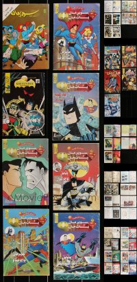 1m0576 LOT OF 13 DC SUPERHERO EGYPTIAN COMIC BOOKS 1990s Superman, Batman & more!
