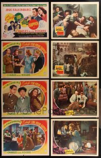 1m0277 LOT OF 21 LOBBY CARDS 1940s incomplete sets from several different movies!