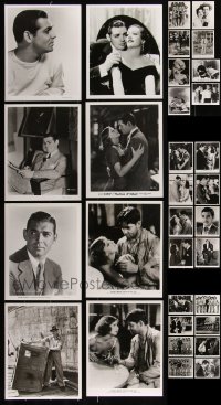 1m0674 LOT OF 34 CLARK GABLE REPRO PHOTOS 1980s great images of the legendary leading man!