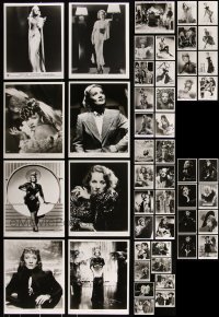 1m0664 LOT OF 49 MARLENE DIETRICH 8X10 RE-STRIKE STILLS 1970s great portraits & movie scenes!