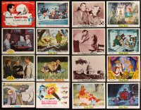 1m0270 LOT OF 22 WALT DISNEY LOBBY CARDS 1960s-1970s incomplete sets from several movies!