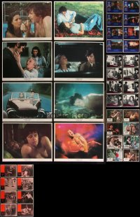 1m0231 LOT OF 48 HORROR/SCI-FI LOBBY CARDS 1970s-1980s complete sets from several movies!