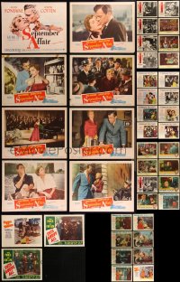 1m0237 LOT OF 43 LOBBY CARDS FROM JOAN FONTAINE MOVIES 1940s-1950s complete & incomplete sets!