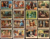 1m0264 LOT OF 26 LOBBY CARDS FROM BARBARA STANWYCK MOVIES 1940s-1950s complete & incomplete sets!