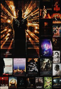 1m0942 LOT OF 25 UNFOLDED MOSTLY DOUBLE-SIDED 27X40 ONE-SHEETS 2000s-2010s cool movie images!