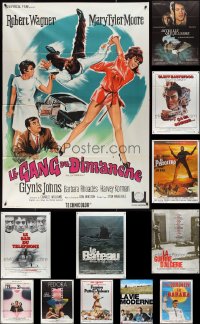 1m0098 LOT OF 19 FOLDED FRENCH ONE-PANELS 1960s-2000s great images from a variety of movies!