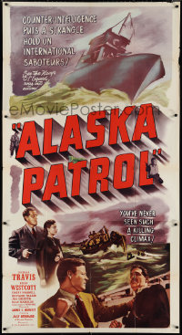 1p0761 ALASKA PATROL 3sh 1949 counter-intelligence puts strangle hold on international saboteurs!