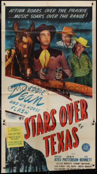 1p0841 STARS OVER TEXAS 3sh 1946 singing cowboy Eddie Dean, music soars over the range!