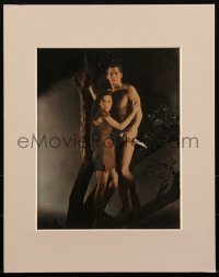 1p0976 TARZAN matted #1/200 limited edition color 8x10 REPRO 1996 Weissmuller & Maureen O'Sullivan!