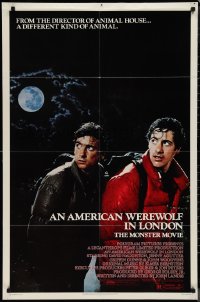 1p1447 AMERICAN WEREWOLF IN LONDON 1sh 1981 David Naughton, Agutter, Dunne, John Landis!