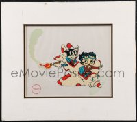 1p0209 BETTY BOOP #2650/5000 11x13 matted serigraph cel 1991 cool art from Plane Krazy!