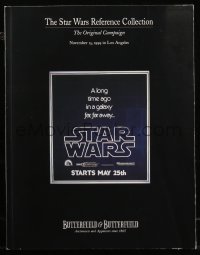 1p0873 BUTTERFIELD & BUTTERFIELD THE STAR WARS REFERENCE COLLECTION 11/15/99 auction catalog 1999