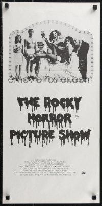 1p1422 ROCKY HORROR PICTURE SHOW Aust daybill 1975 Curry w/Sarandon, Hinwood, Quinn, w/black title!
