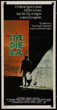 1p1432 TO LIVE & DIE IN L.A. Aust daybill 1985 Friedkin, counterfeit & murder thriller, rare!