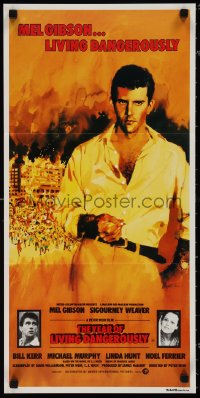 1p1437 YEAR OF LIVING DANGEROUSLY Aust daybill 1983 Peter Weir, Mel Gibson by Stapleton and Peak!