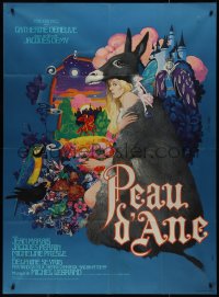 1p0295 DONKEY SKIN French 1p 1970 Jacques Demy's Peau d'ane, best art of Deneuve by Jim Leon!
