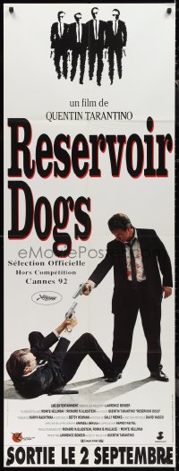 1p0282 RESERVOIR DOGS French door panel 1992 Quentin Tarantino, Harvey Keitel, Steve Buscemi, Penn