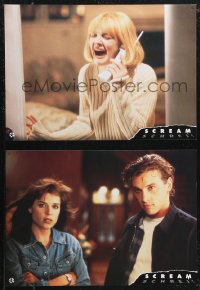 1p0187 SCREAM 4 12x17 German LCs 1996 Neve Campbell, Drew Barrymore, directed by Wes Craven!