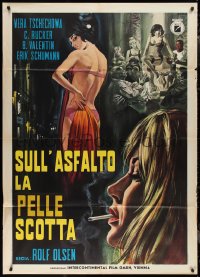 1p0344 CALL GIRLS OF FRANKFURT Italian 1p 1967 Rolf Olsen Austrian prostitution movie, Casaro art!