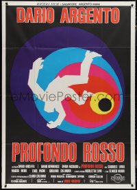 1p0981 DEEP RED Italian 1p R1970s Dario Argento's Profondo Rosso, different artwork, ultra rare!