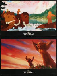 1p0181 BROTHER BEAR 12 10x15 LCs 2003 Disney Pacific Northwest animal cartoon, the moose are loose!