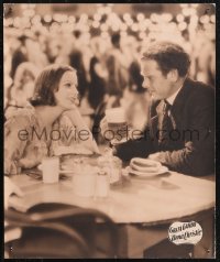1p0174 ANNA CHRISTIE jumbo LC 1930 happy Greta Garbo smiles at boyfriend Charles Bickford!