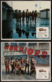 1p1367 WARRIORS 2 LCs 1979 Walter Hill directed, great images of Michael Beck, James Remar & gang!