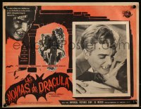 1p0190 BRIDES OF DRACULA Mexican LC 1960 Terence Fisher, Hammer, David Peel as the vampire baron!