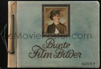 1p0986 BUNTE FILM BILDER: ALBUM 7 German cigarette card album 1935 275 color images of top stars!