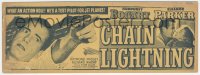 1p1052 CHAIN LIGHTNING 4x11 title strip 1949 World War II military test pilot Humphrey Bogart!