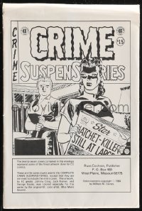 1p0216 CRIME SUSPENSTORIES 10x15 art portfolio 1984 w/27 prints of the original EC Comics covers!