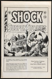 1p0217 SHOCK SUSPENSTORIES 10x15 art portfolio 1981 w/18 prints of the original EC Comics covers!
