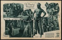 1p0950 THIEF OF BAGDAD English magazine supplement 1924 Douglas Fairbanks & Raoul Walsh classic!