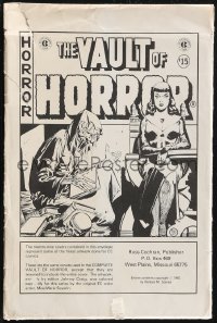 1p0219 VAULT OF HORROR 10x15 art portfolio 1982 w/29 prints of the original EC Comics covers!