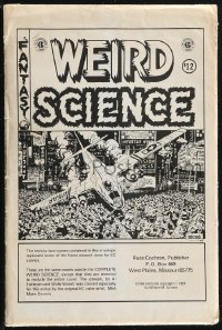 1p0220 WEIRD SCIENCE 10x15 art portfolio 1981 w/22 prints of the original EC Comics covers!