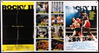 1p0681 ROCKY II 1-stop poster 1979 Sylvester Stallone & Carl Weathers, includes different image!