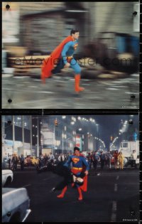 1p0097 SUPERMAN II 7 color from 11x14 to 20x30 stills 1981 Christopher Reeve, Stamp, Hackman, Kidder!