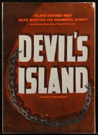 1p0554 DEVIL'S ISLAND pressbook 1939 Boris Karloff, 56,000 doomed men wrote it, ultra rare!