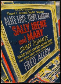 1p0148 SALLY, IRENE & MARY 16x22 pressbook 1938 Alice Faye, Tony Martin, Jimmy Durante, ultra rare!