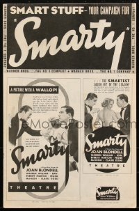 1p0615 SMARTY pressbook 1934 sexy Joan Blondell, Warren William, Edward Everett Horton, ultra rare!